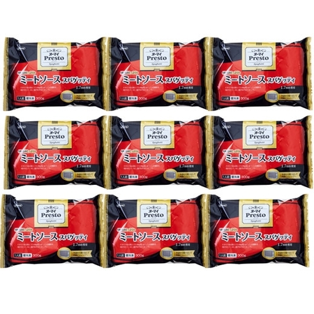 レンジでミートソーススパゲッティ