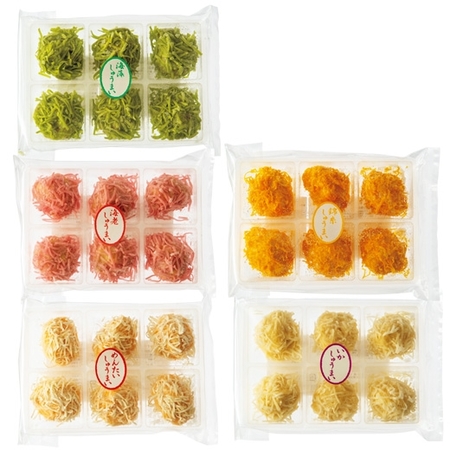 彩り五色いかしゅうまい