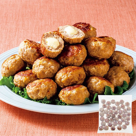 食品全体ランキング19位 チーズ入りコロコロハンバーグ