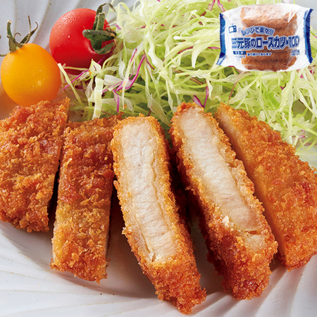 レンジで楽々！三元豚のロースカツ