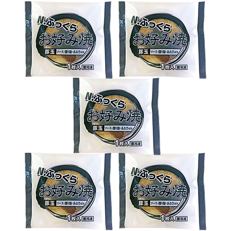 レンジでふっくらお好み焼（豚玉）