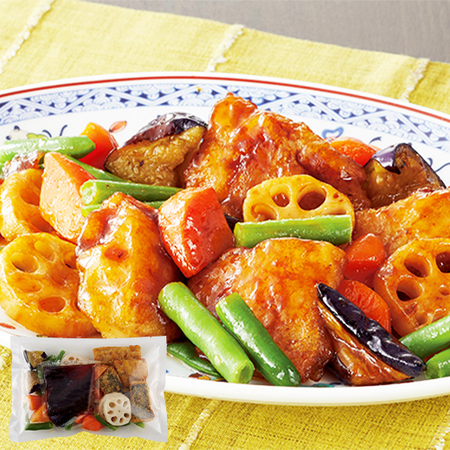 ◎カレイと彩り野菜の甘酢あんかけ