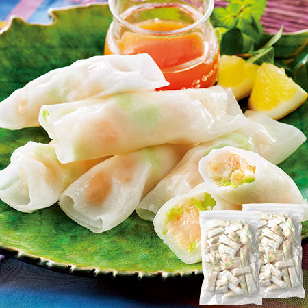 春巻き エビと枝豆のもちもち春巻き2袋 - 食品通販のベルーナグルメ【公式】