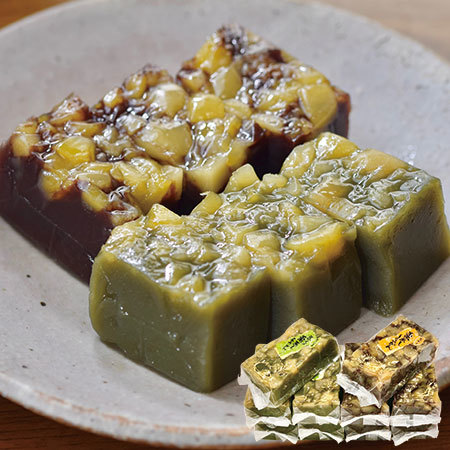 栗むし羊かんコンビ