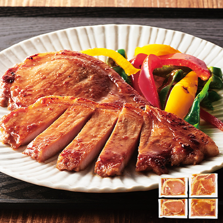 山形県産豚ロースのガーリックとんてき