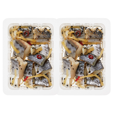 阿久根漁港の甘酢漬けコンビ