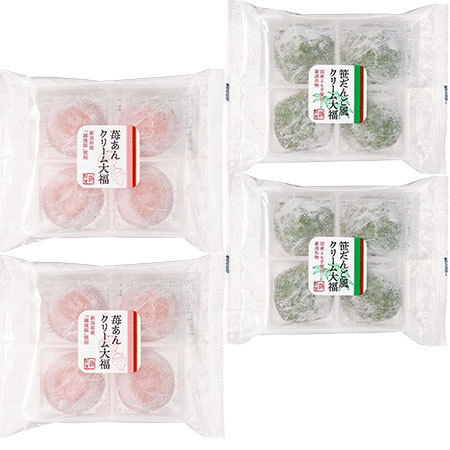 新潟　和スイーツ大福セット