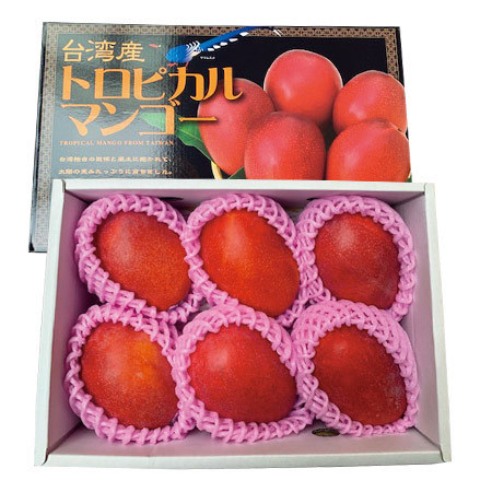 台湾産アップルマンゴー２キロ　２３年６月上旬頃―７月上旬頃お届け