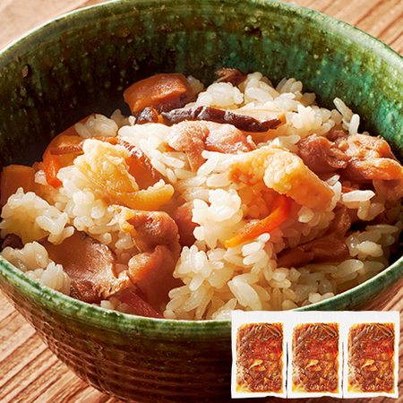 国産鶏のこく旨かしわめしの素