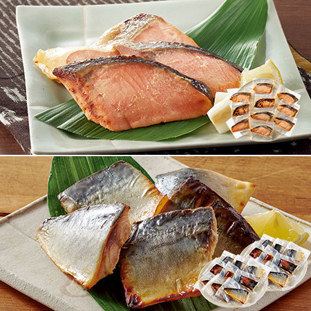 【よりどり対象商品】北海道産さけと国産さばの西京焼