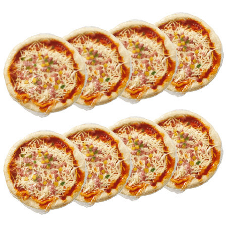 モッツァレラとゴーダのミックスピザ８枚