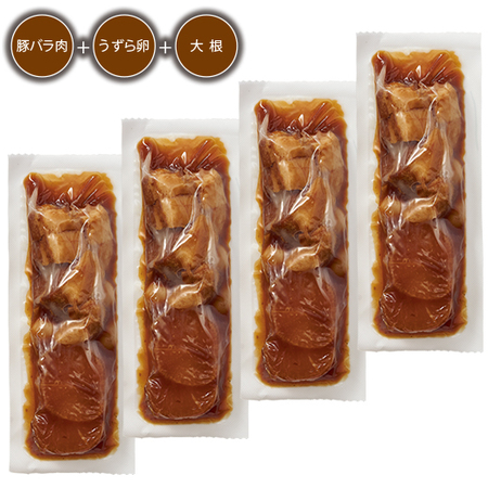 湯浅醤油でこっくり炊いた豚玉だいこん煮４袋