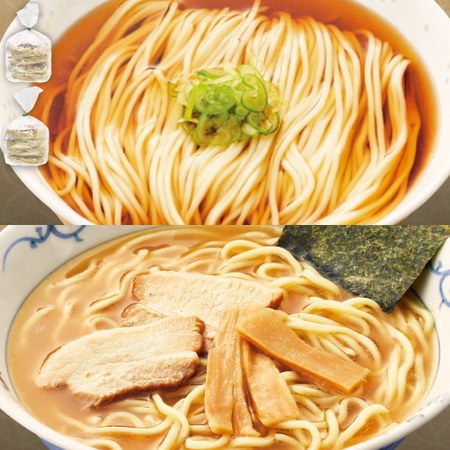 辻麺のらーめんＡセット（かけそば・あごだし）