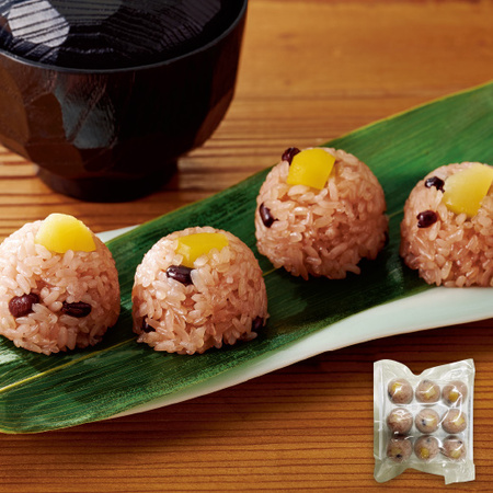 ひとくち栗赤飯９個