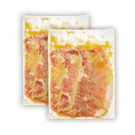 国産豚ロースの花糀みそ漬２袋