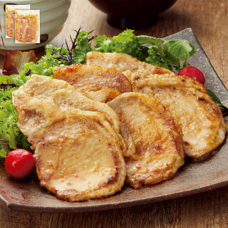 国産豚ロースの花糀みそ漬２袋