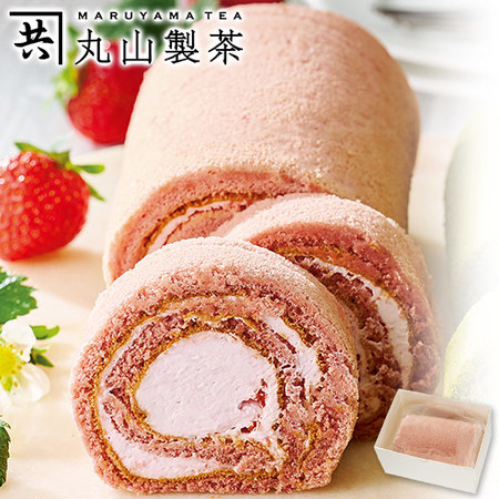 甘酸っぱい♪いちごのはちみつロールケーキ