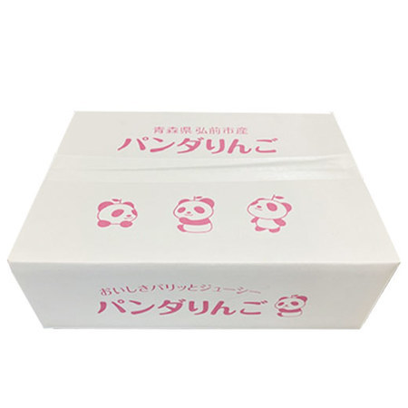 葉取らずパンダりんご３キロ　２０２６年１月中旬頃ー２月下旬頃お届け