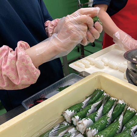 【早期】宮野浦の青しそ寿司あじとこのしろ