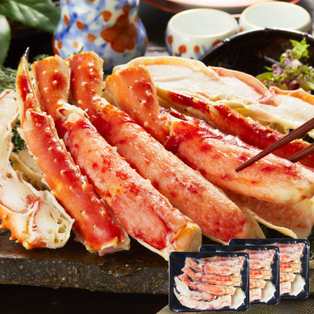 ≪早割・お歳暮ギフト≫ボイル本タラバガニ半むき身１．８ｋｇ