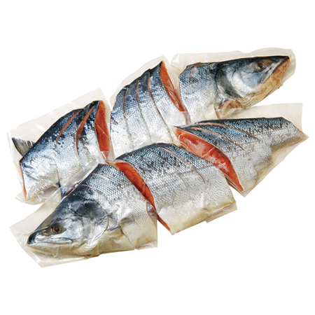 ≪お歳暮ギフト≫宗谷・オホーツク産新巻鮭寒風仕上げ（姿切身）　３Ｌ