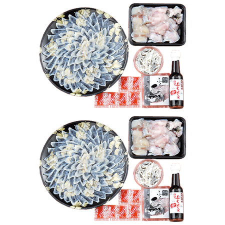 ≪お歳暮ギフト≫とらふぐ料理セット×２