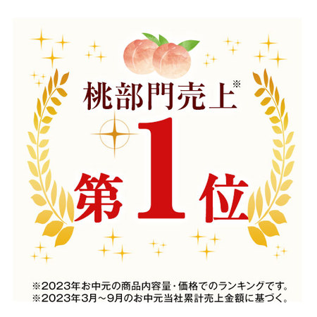 山梨県産のおいしい桃２．５ｋｇ　６月下旬―７月下旬お届け