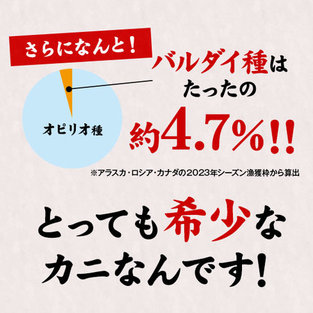 希少！大ズワイガニ脚たっぷり４ｋｇ【通常お届け】