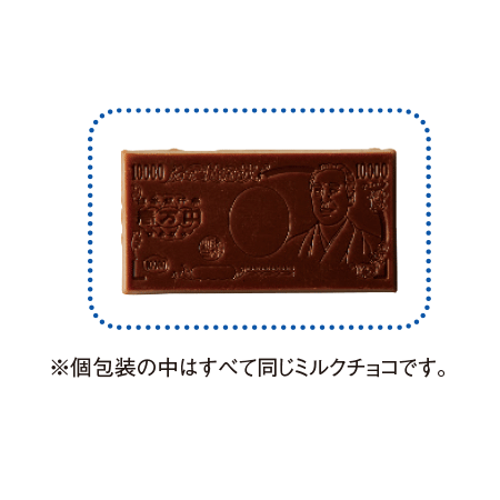 お徳用！ミニミニお札チョコ【通常お届け】