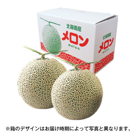 三浦さんのメロン（特大２玉）４ｋｇ前後　７月中旬ー９月上旬お届け