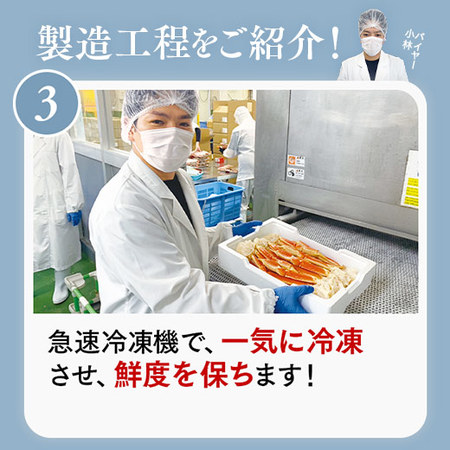 ボイルズワイガニ脚　３．２ｋｇ【お届け期間指定可】