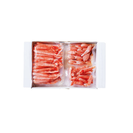 ボイルズワイガニむき身満足セット　計８００ｇ【お届け期間指定可】