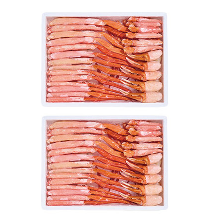 ボイル紅ズワイガニ半むき身満足セット　２．０ｋｇ【お届け期間指定可】