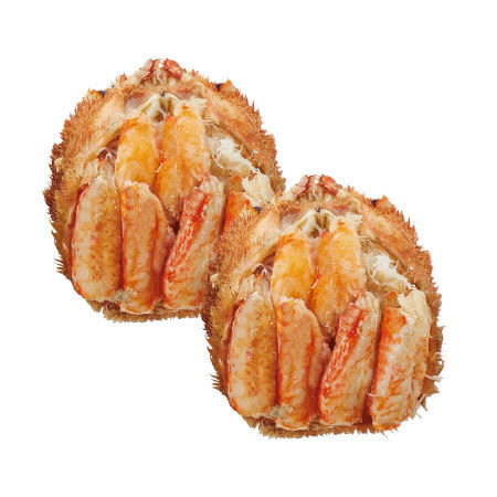 北海道産毛ガニの甲羅盛　２個【お届け期間指定可】