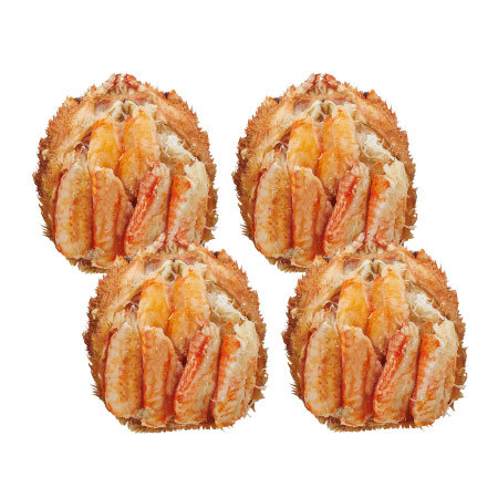 北海道産毛ガニの甲羅盛　４個【お届け期間指定可】