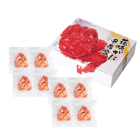 北海道産花咲ガニ甲羅盛　８個【お届け期間指定可】