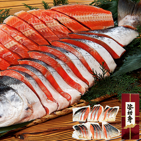 塩紅鮭　頭なし１．２ｋｇ【お届け期間指定可】