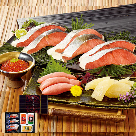 紅鮭・魚卵３点セット【お届け期間指定可】