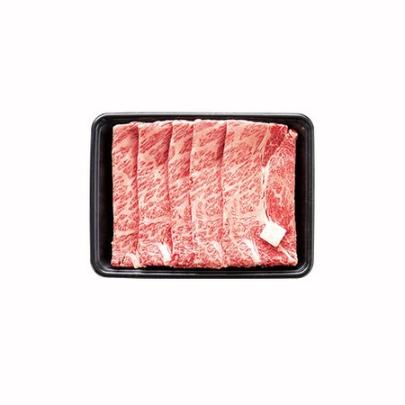 ５等級国産黒毛和牛肩ロースすき焼き肉　５００ｇ【お届け期間指定可】