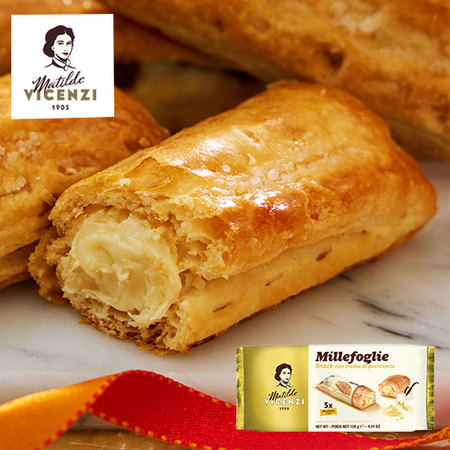 ヴィチェンチ　パフペーストリーロール　クリーム【通常お届け】