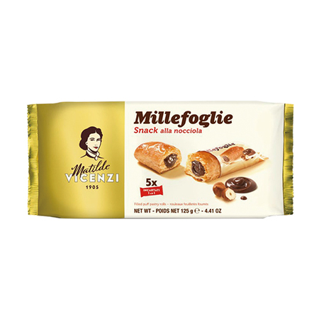 ヴィチェンチ　パフペーストリーロール　ヘーゼルナッツ【通常お届け】