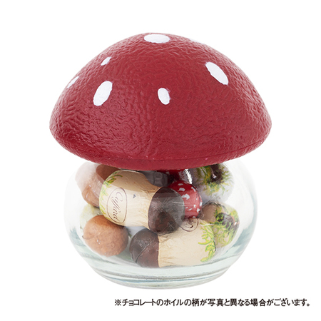 カファレル　きのこポット　赤【通常お届け】