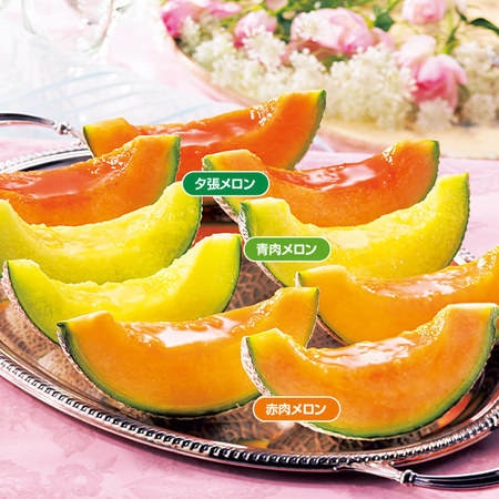 北海道メロン３種食べ比べセット　７月中旬－８月上旬お届け