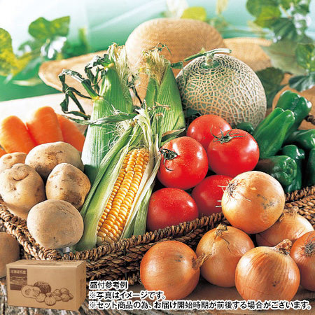 北海道　とっておき野菜セット　８月下旬－９月上旬お届け