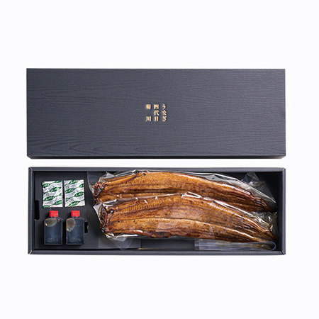 「四代目菊川」監修　うなぎ蒲焼　２尾【父の日お届け】