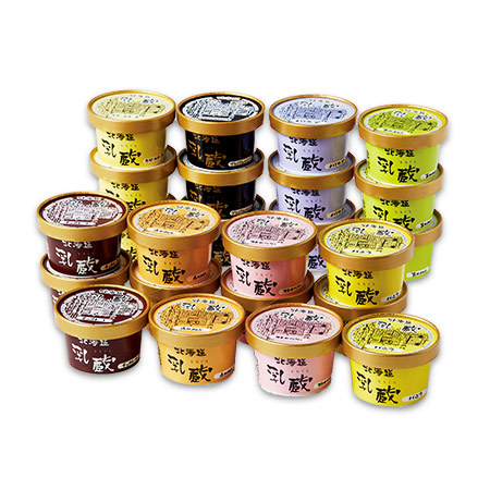 乳蔵北海道アイスクリーム　８種２４個【お届け期間指定可】