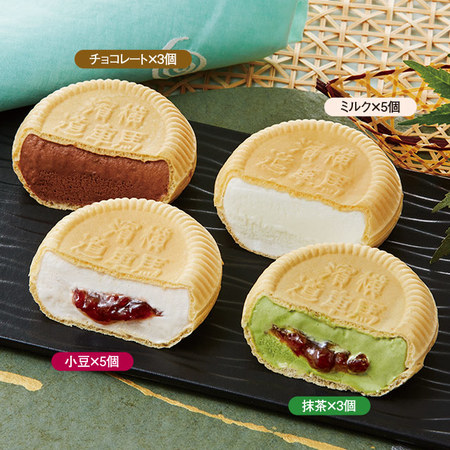 横濱　馬車道あいすもなか　４種　計１６個【１０日前後お届け】