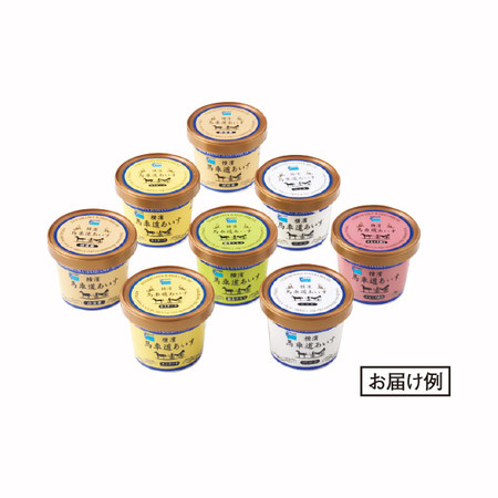 横濱　馬車道あいす　５種　計８個【お届け期間指定可】