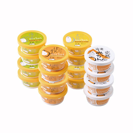 高知アイス　柑橘セット　４種　計１６個【１０日前後お届け】