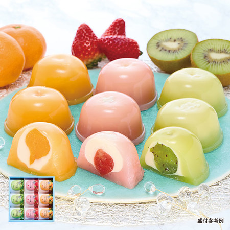 凍らせて食べる　なめらかクリームのフルーツ大福　３種　計９個【１０日前後お届け】